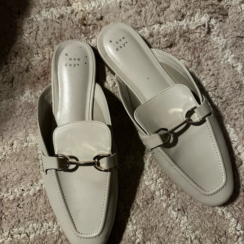 A New Day Cream Mules with Sophisticated Design